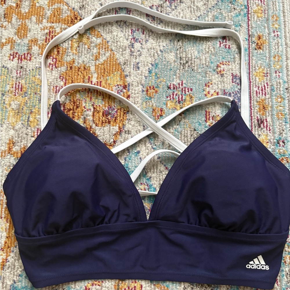 Adidas Women's Navy Bikini Top NWOT